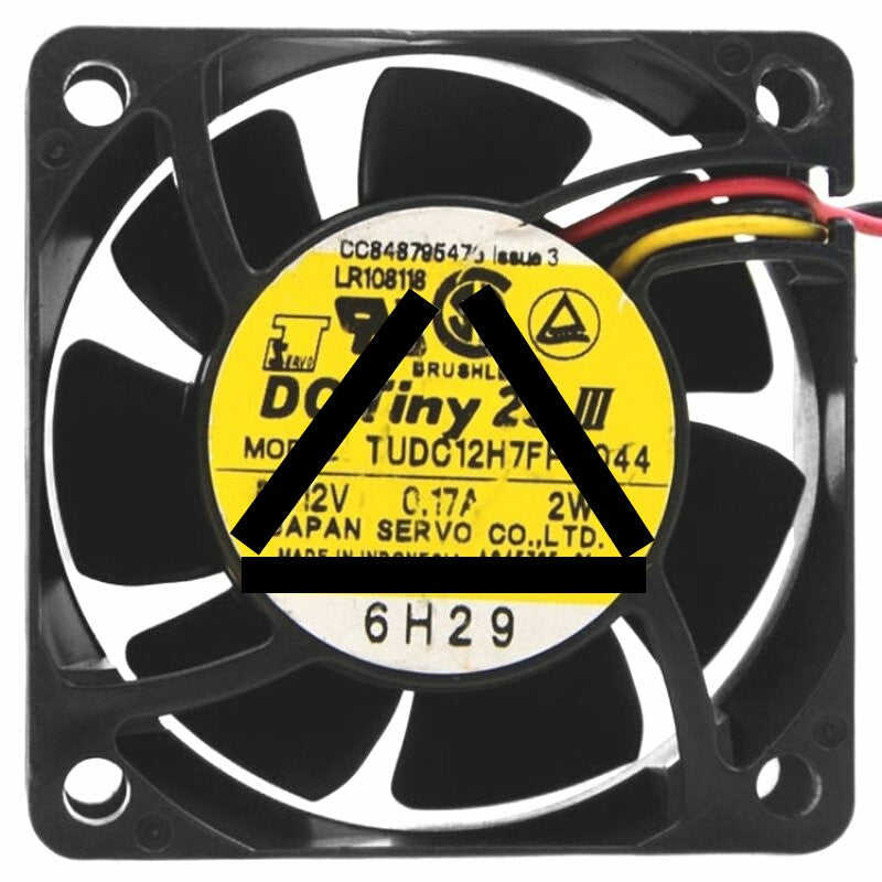 Servo TUDC12H7FP-044 DC 12V 0.17A 2W Brushless Axial Cooling Fan