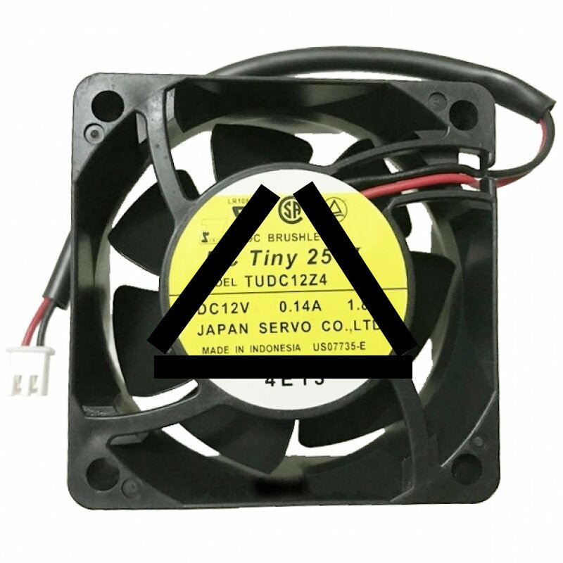 SERVO TUDC12Z4 DC 12V 0.14A 1.8W 2 Wires Axial Cooling Fan