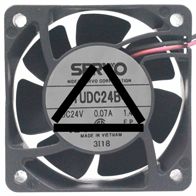 Servo TUDC24B4 24V 0.07A 1.4W 2 Wires Axial Cooling Fan