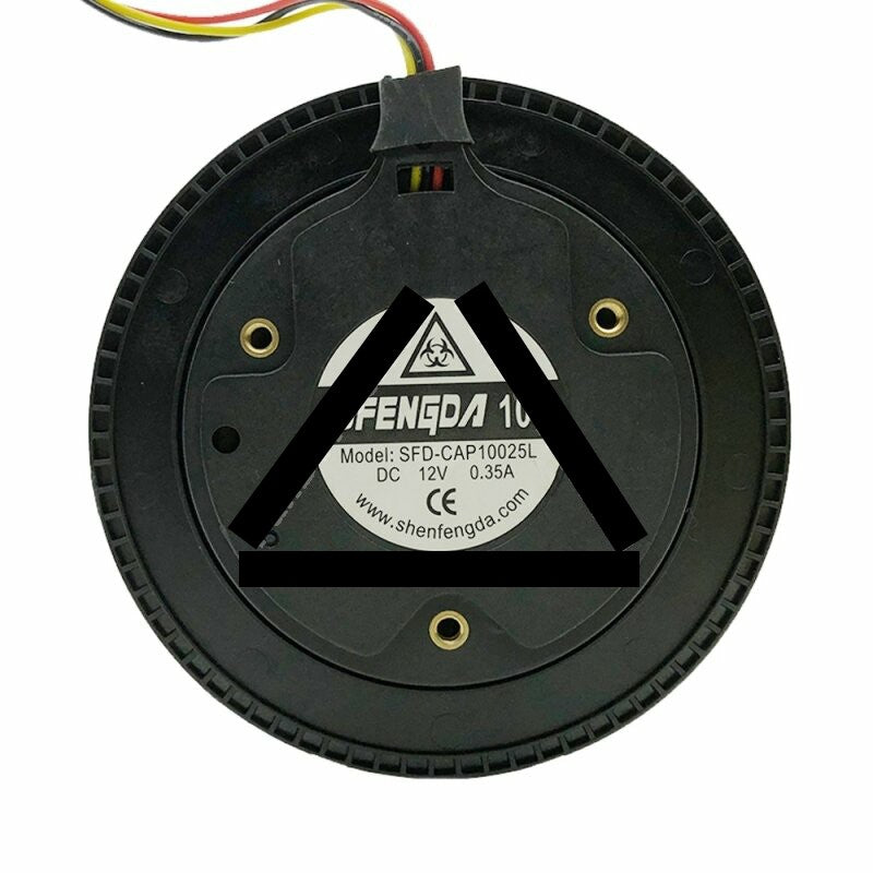 SFENGDA 100 SFD-CAP10025L DC 12V 0.35A 10025 Axial Cooling Fan
