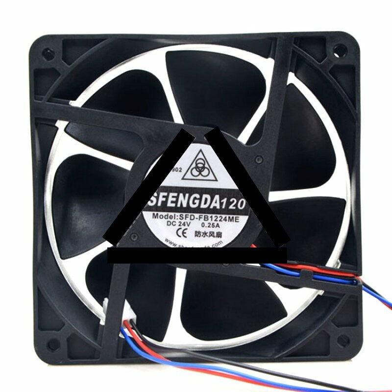 SFENGDA SFD-FB1224ME DC 24V 0.25A 12038 Axial Waterproof Cooling Fan