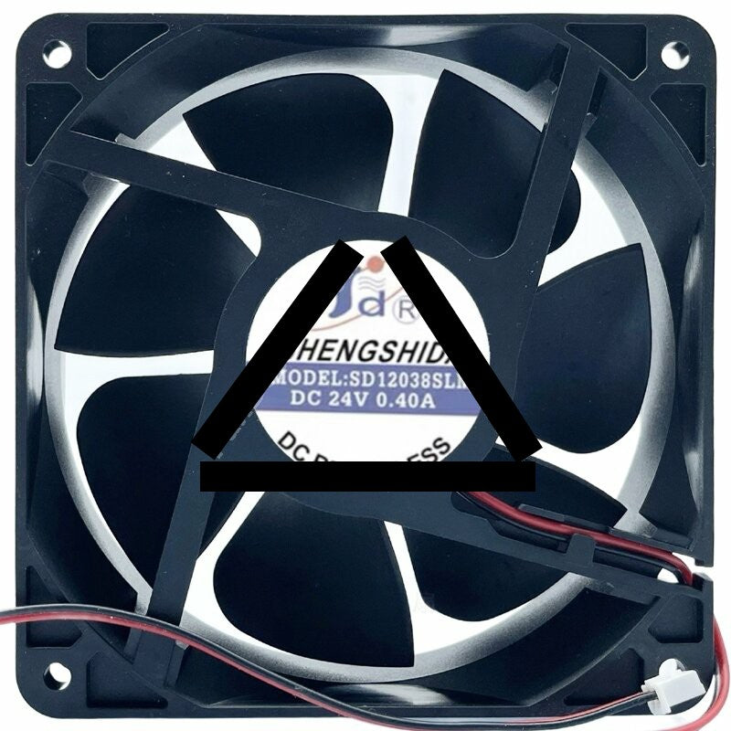 SHENGSHIDA SD12038SLM 24V 0.40A 2 Wires Cooling Fan