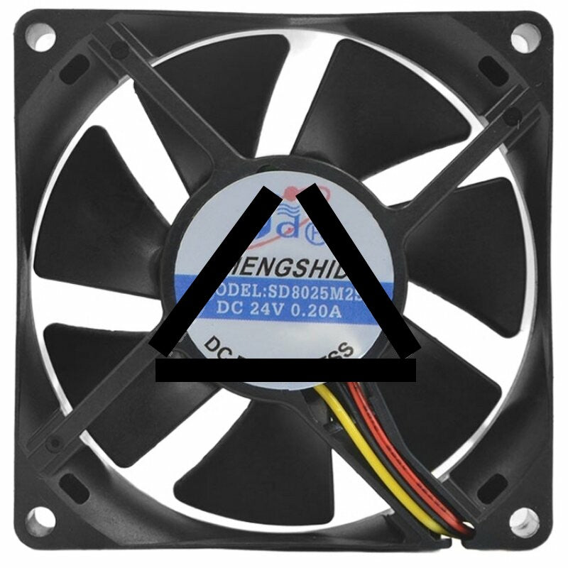 SHENGSHIDA SD8025M2S 24V 0.20A 2 / 3 Wires DC Brushless Cooling Fan