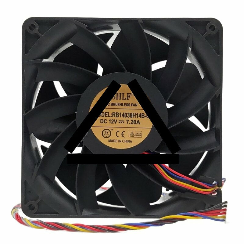 SHLF RB14038H14B-6 DC 12V 7.20A 14038 Axial Brushless Cooling Fan