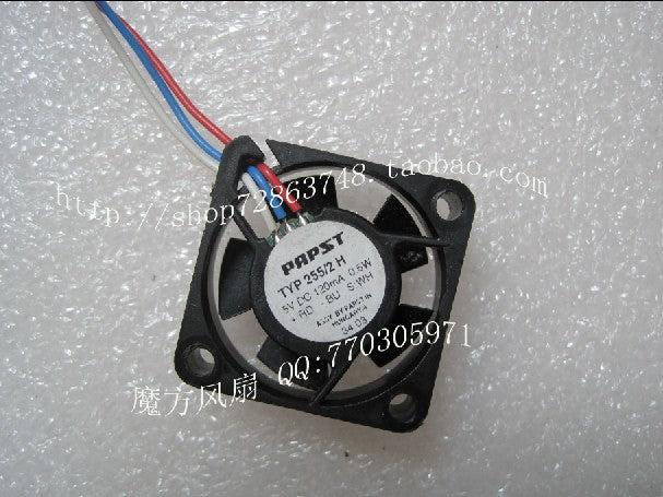 Silent Germany ebm minimum fan 2508 typ 255 / 2h 5v 0.12A 2.5cm 3 lines