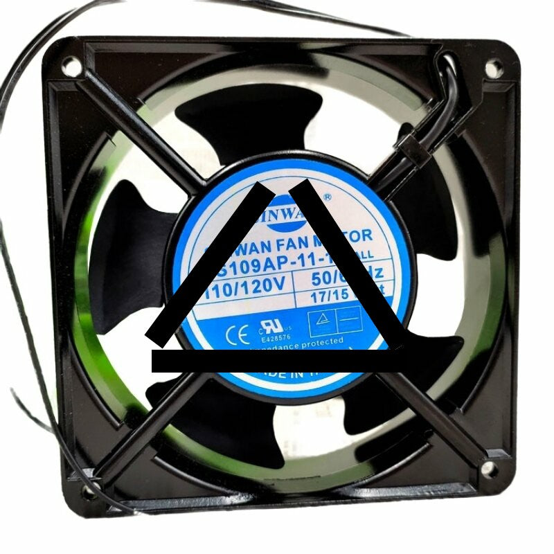 SINWAN S109AP-11-1 AC 110/120V 17/15W 2 Wires Axial Cooling Fan