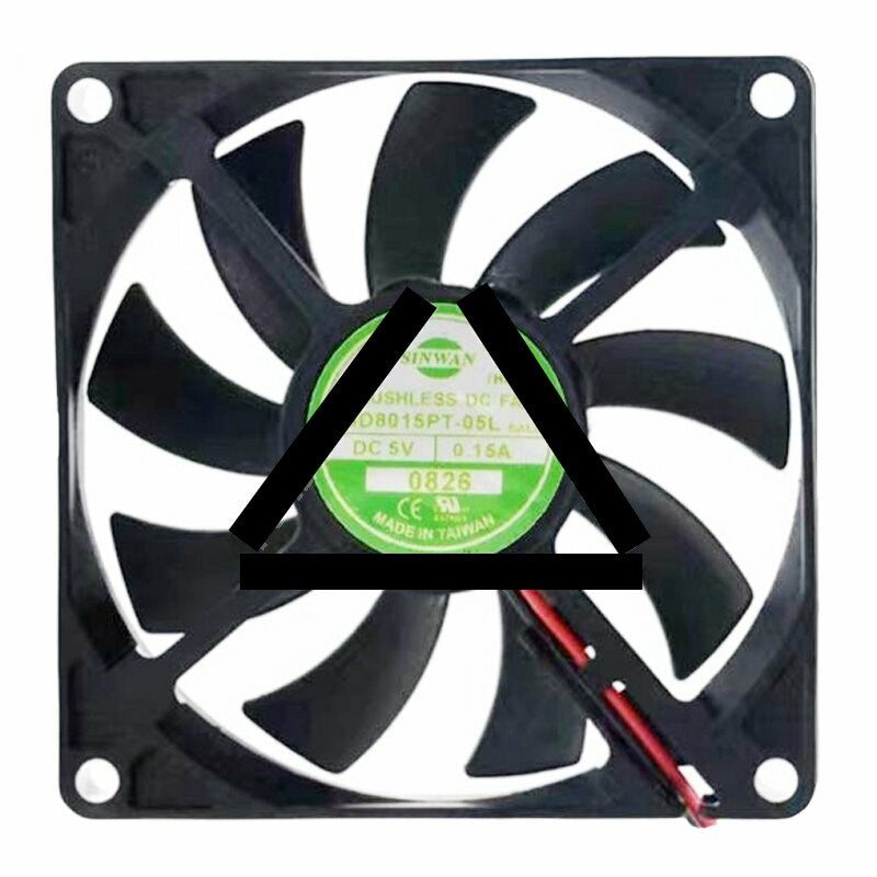 SINWAN SD8015PT-05L DC 5V 0.15A 8015 Axial Brushless Cooling Fan