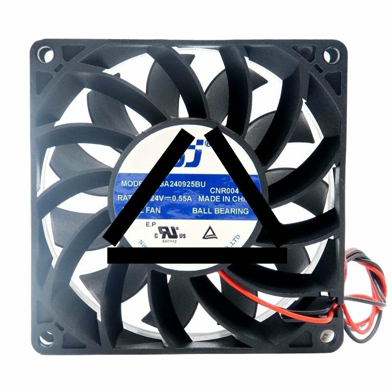 SJ SA240925BU DC 24V 0.55A 9025 Axial Ball Bearing Cooling Fan