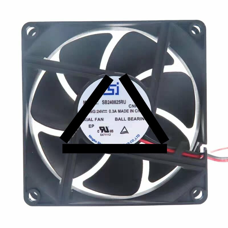 SJ SB240825RU DC 24V 0.3A 8025 Axial Ball Bearing Cooling Fan