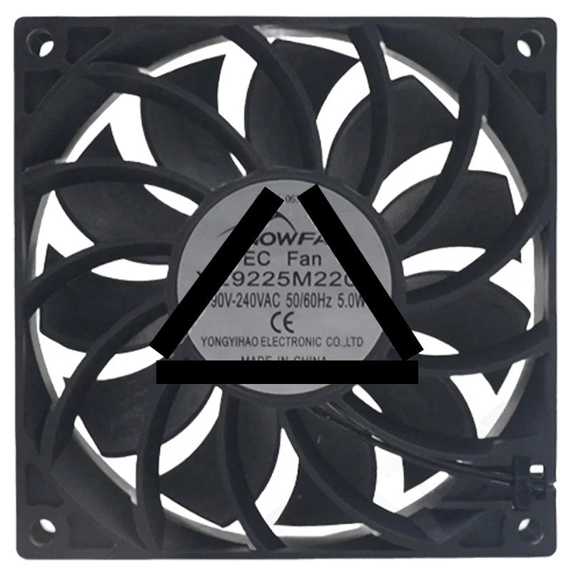 SNOWFAN YE9225M220B 90V-240V 5.0W 2 Wires Axial Cooling Fan