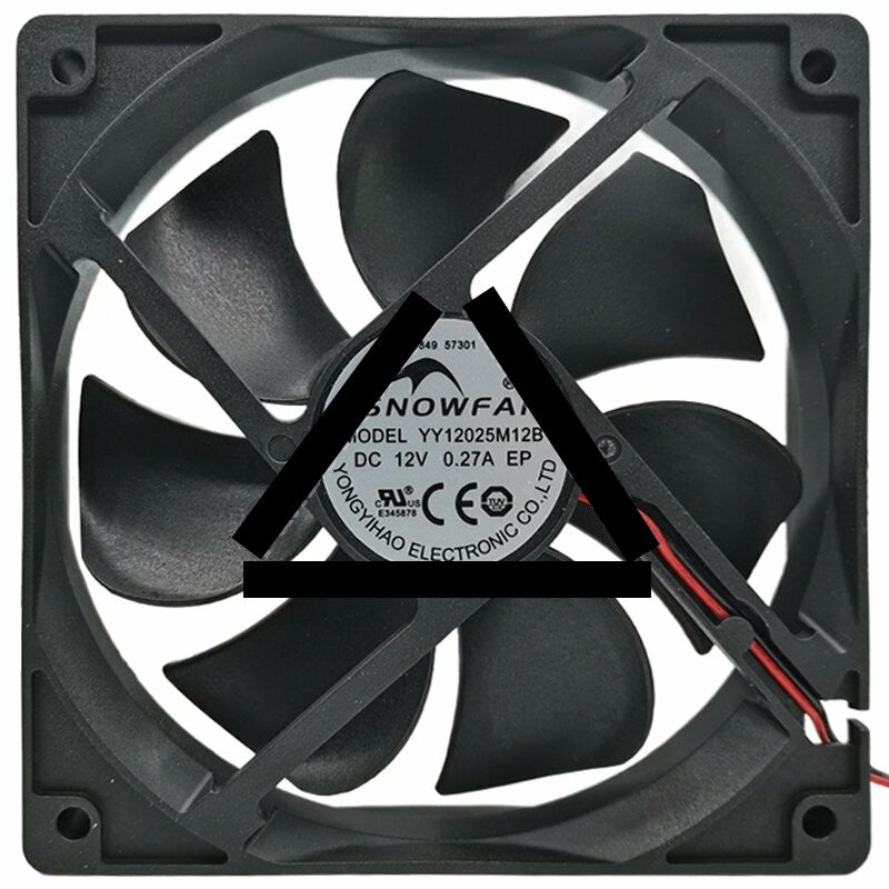 SNOWFAN YY12025M12B DC 12V 0.27A 2 / 3 / 4 Wires Axial Cooling Fan