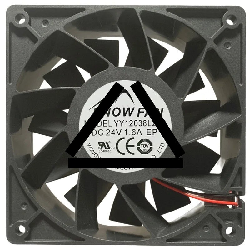 SNOWFAN YY12038L24B 24V 1.6A 2 Wires Axial Cooling Fan