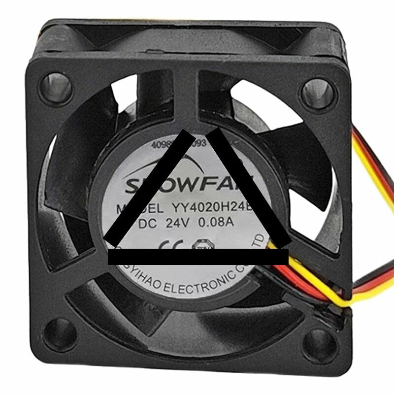 SNOWFAN YY4020H24B DC 24V 0.08A 4020 Axial Cooling Fan