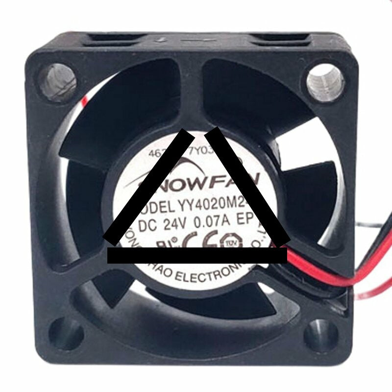 SNOWFAN YY4020M24B DC 24V 0.07A 4020 Axial Cooling Fan