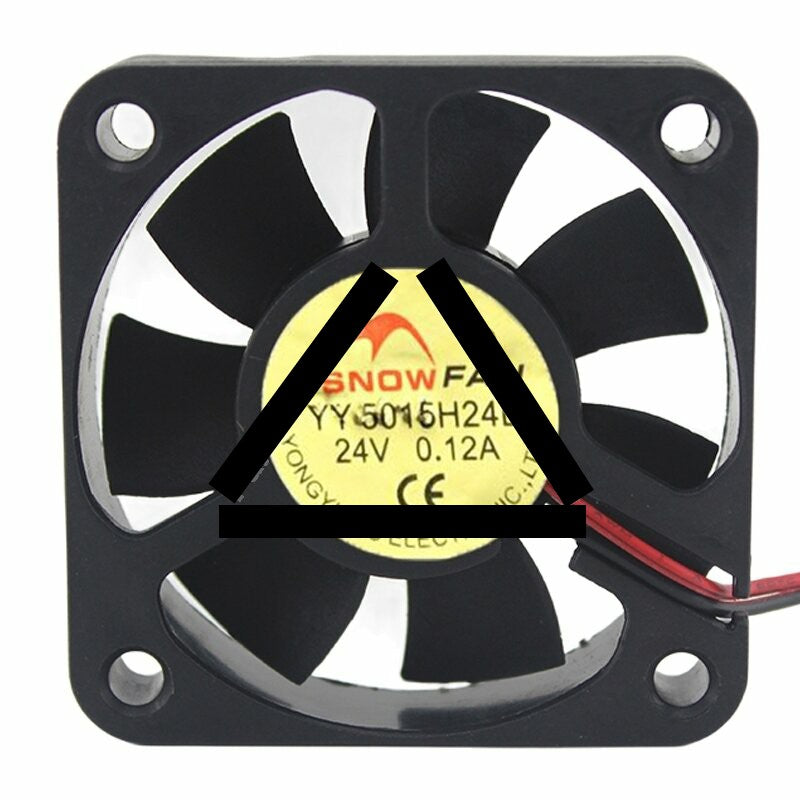 SNOWFAN YY5015H24B DC 24V 0.12A 5015 Axial Cooling Fan