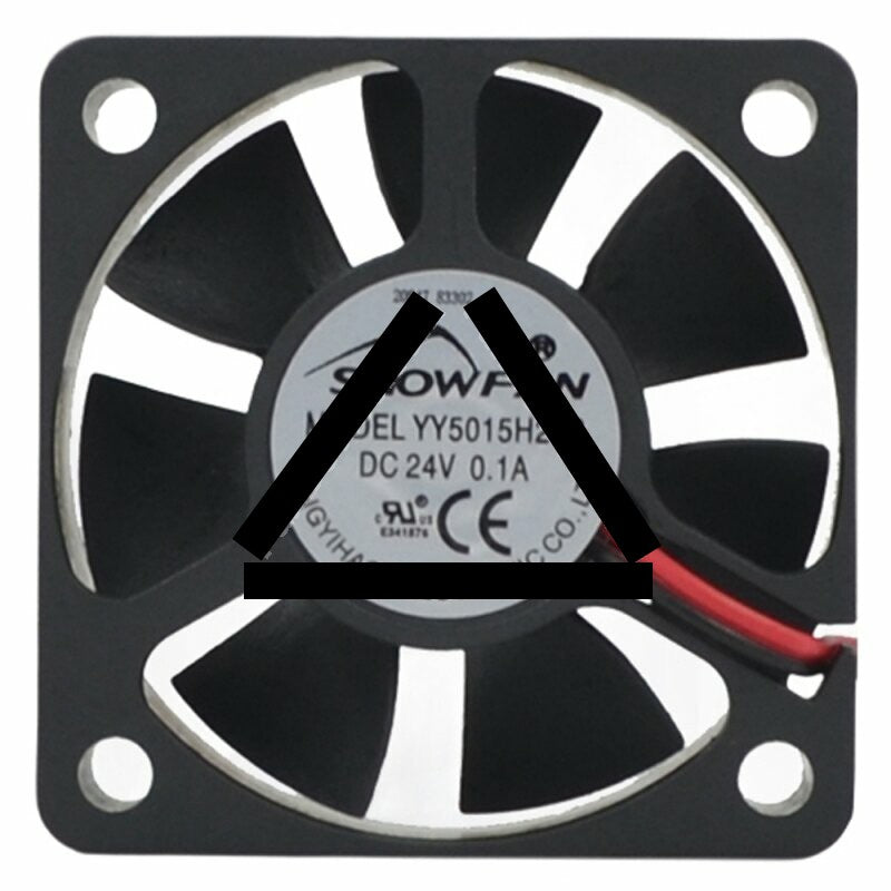 SNOWFAN YY5015H24S DC 24V 0.1A 2 Wires Axial Cooling Fan