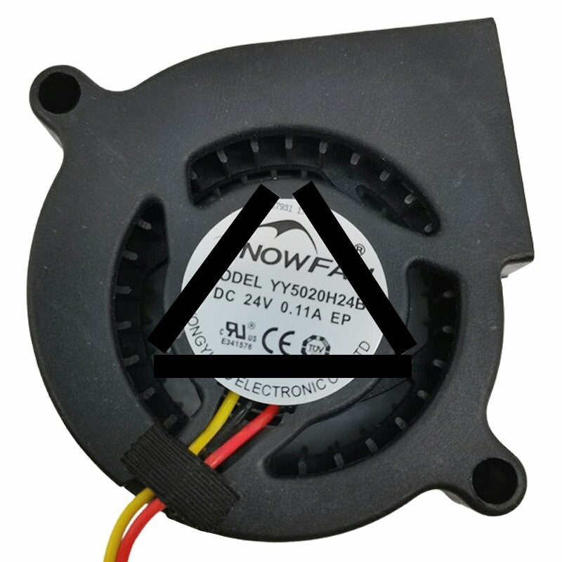 SNOWFAN YY5020H24B DC 24V 0.11A 2 / 3 Wires Blower Fan