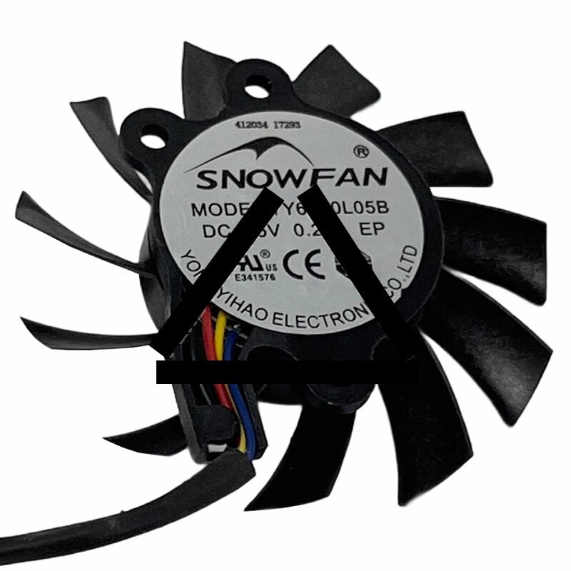 SNOWFAN YY6010L05B DC 5V 0.21A Axial Cooling Fan