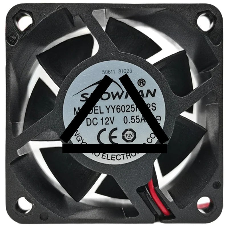 SNOWFAN YY6025H12S 12V 0.55A Axial Cooling Fan
