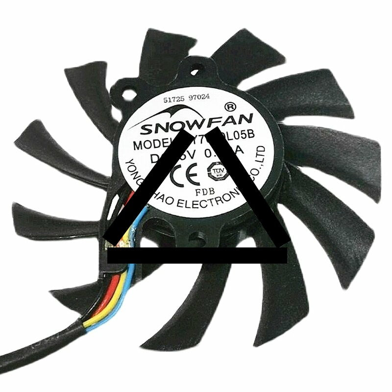 SNOWFAN YY7010L05B DC 5V 0.23A Axial Cooling Fan
