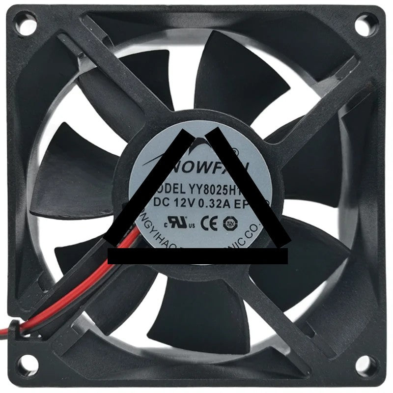 SNOWFAN YY8025H12B 12V 0.32A 2 / 3 / 4 Wires Cooling Fan
