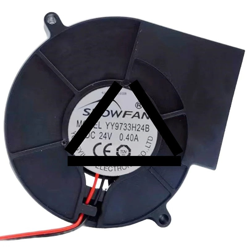 SNOWFAN YY9733H24B 24V 0.40A 2 Wires Blower Cooling Fan