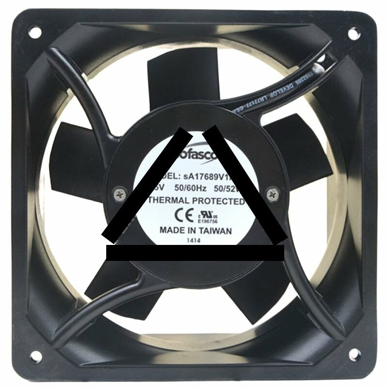 Sofasco SA17689V1HBT AC 115V 50/52W Thermal Protected Axial Cooling Fan