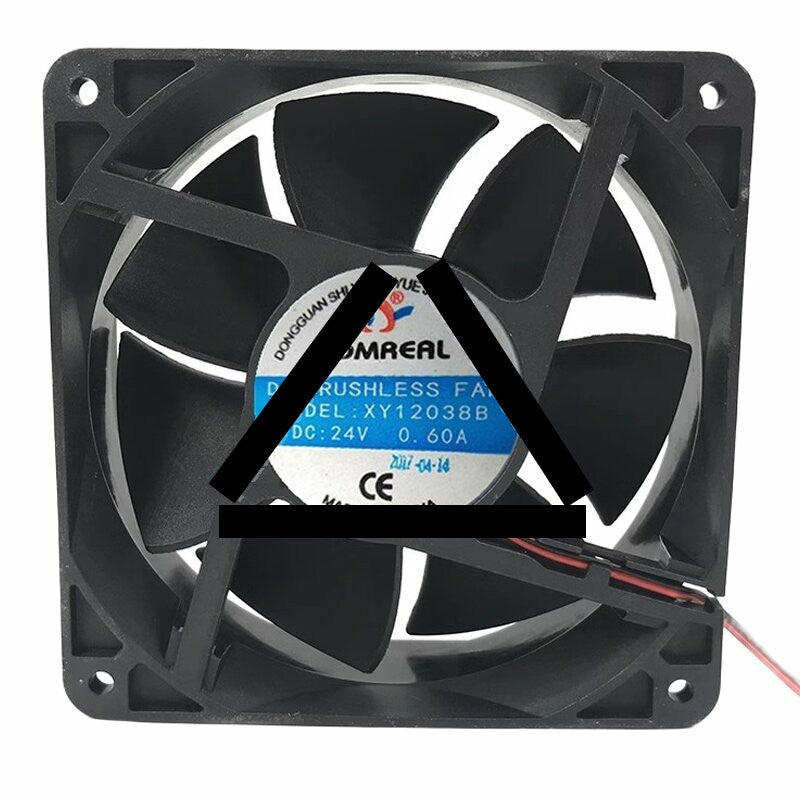 SOMREAL XY12038B DC 24V 0.60A 12038 Brushless Axial Cooling Fan