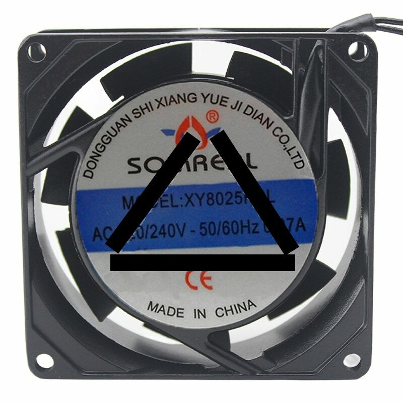 SOMREAL XY8025HSL AC 220/240V 0.07A 8025 Axial Cooling Fan
