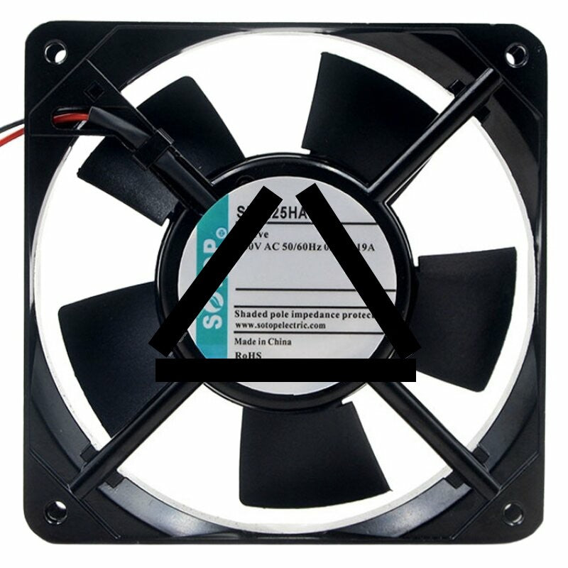 SOTOP SF1225HA2 AC 230V 0.21/0.19A Sleeve Bearing Axial Cooling Fan