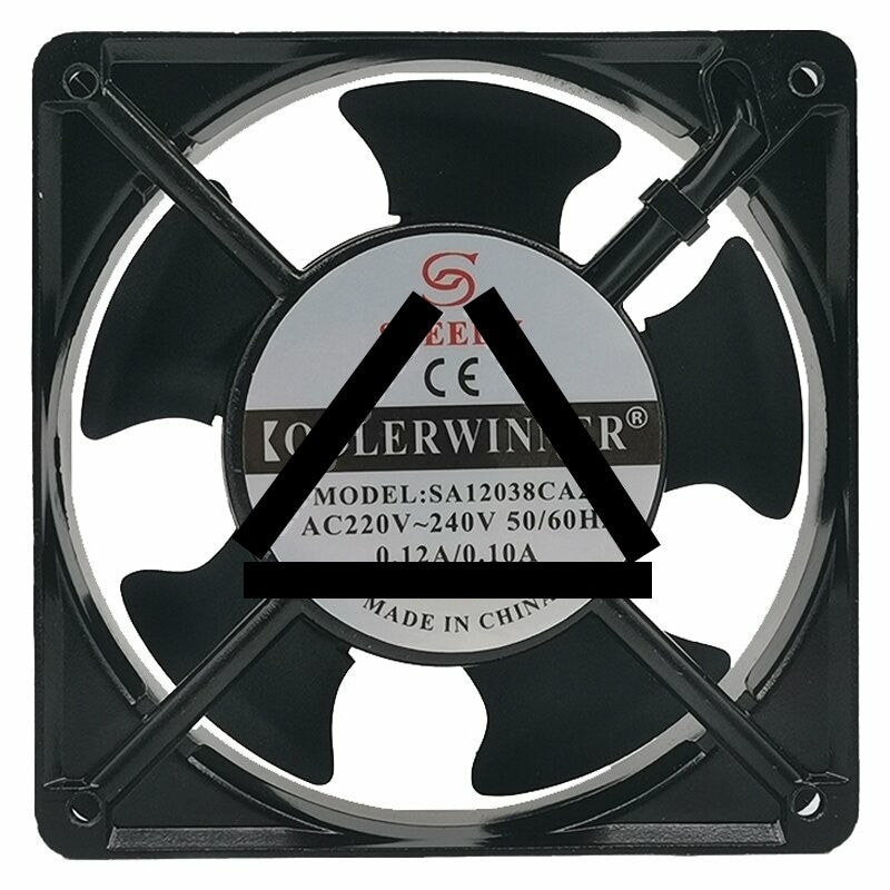 SPEEDY SA12038CA2 AC 220V-240V 0.12/0.10A Ball Bearing Axial Cooling Fan