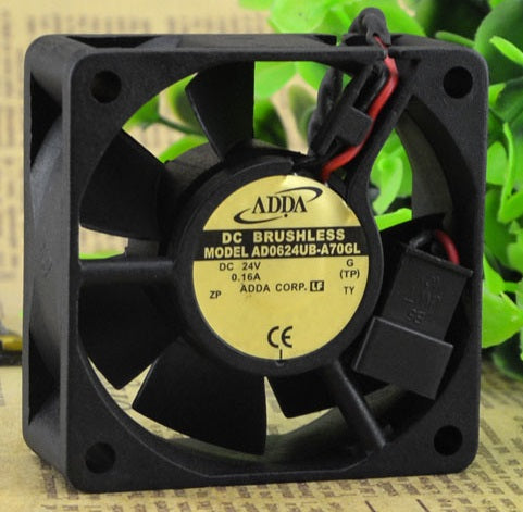 SSEA New cooling fan for ADDA AD0624UB-A70GL DC24V 0.16A 6CM 6025 60 * 60 * 25 mm Inverter FAN
