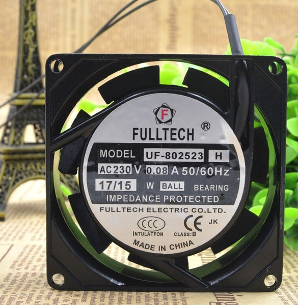 FULLTECH UF-802523H AC230V 0.08A 50/60Hz 17/15 cooling fan