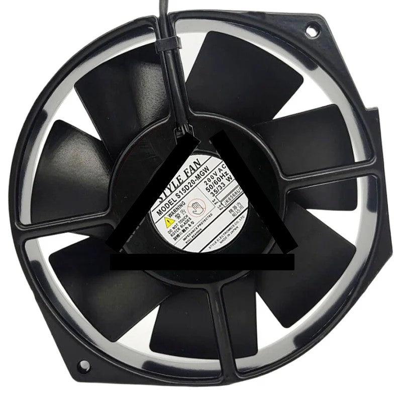 STYLE FAN S15D20-MGW 200V 35/33W 2 Wires Axial Cooling Fan
