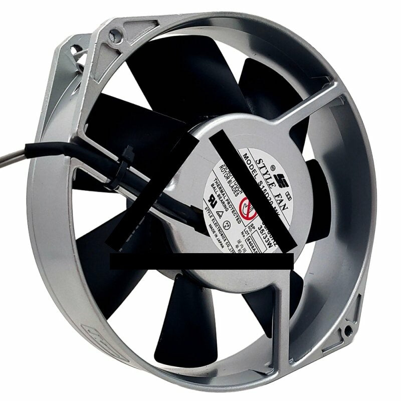 STYLE FAN S15D20-MK AC 200V 35/33W Ball Bearing Thermal Protected Cooling Fan