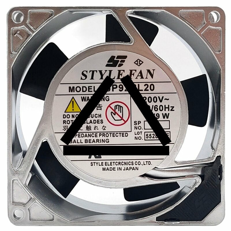 STYLE FAN UP92BL20 AC 200V 10/9W Ball Bearing Impedance Protected Cooling Fan