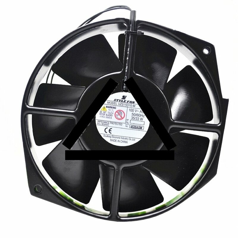 STYLE FAN UZS15D10-M AC 100V 35/33W 2 Wires Axial Cooling Fan