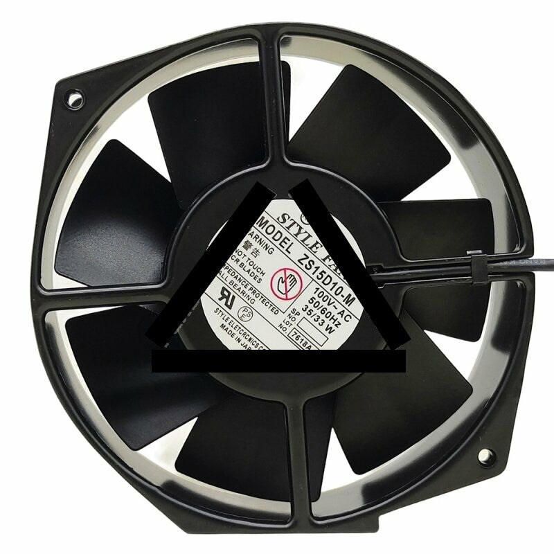 STYLE FAN ZS15D10-M AC 100V 35/33W Impedance Protected Axial Cooling Fan