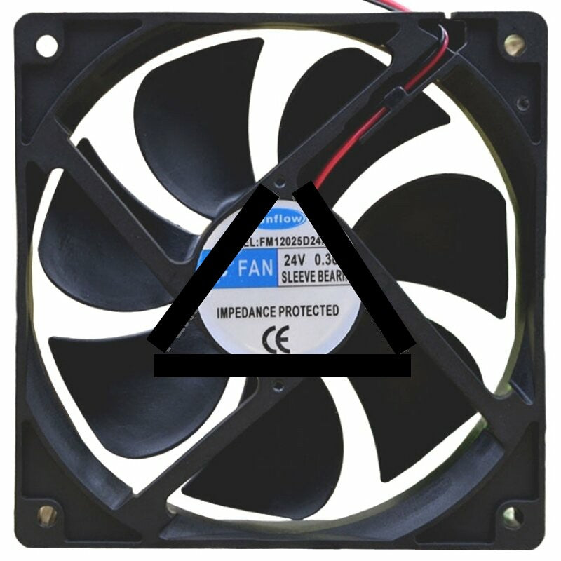 Sunflow FM12025D24HSL DC 24V 0.30A Sleeve Bearing Axial Cooling Fan