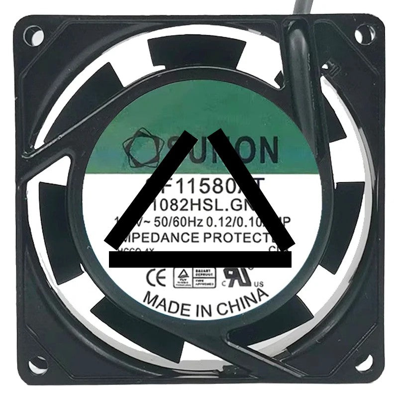 Sunon 1082HSL 115V 0.12/0.10AMP 2 Wires Axial Cooling Fan