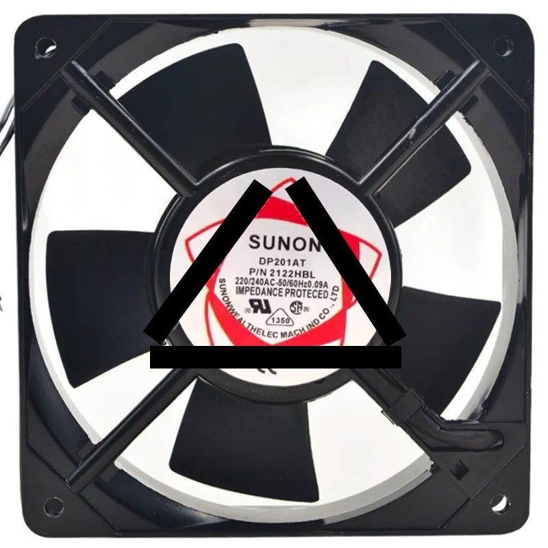 Sunon 2122HBL 220/240V 0.09A 2 Wires Axial Cooling Fan