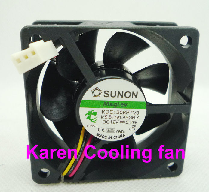 SUNON 6cm KDE1206PTV3 HA60251V4-0000-C99 6025 12v 0.7W Cooling fan