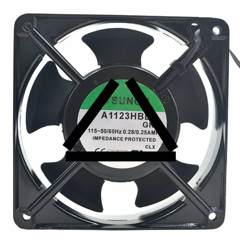 Sunon A1123HBL AC 115V 0.28/0.25AMP 12038 Impedance Protected Axial Cooling Fan