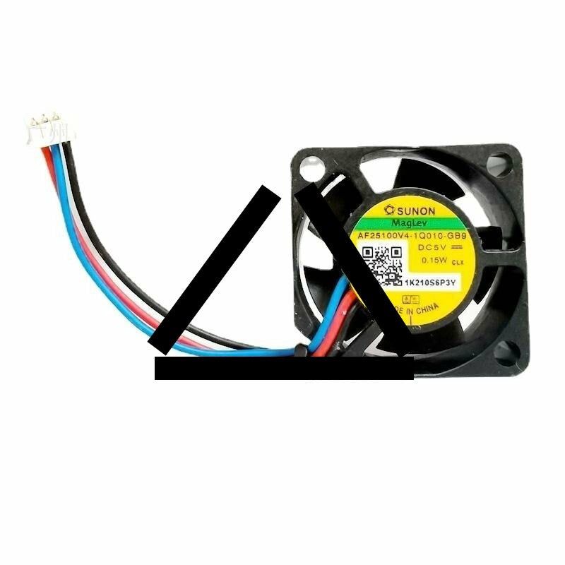 SUNON AF25100V4-1Q010-GB9 DC 5V 0.15W 3 Wires Axial Cooling Fan