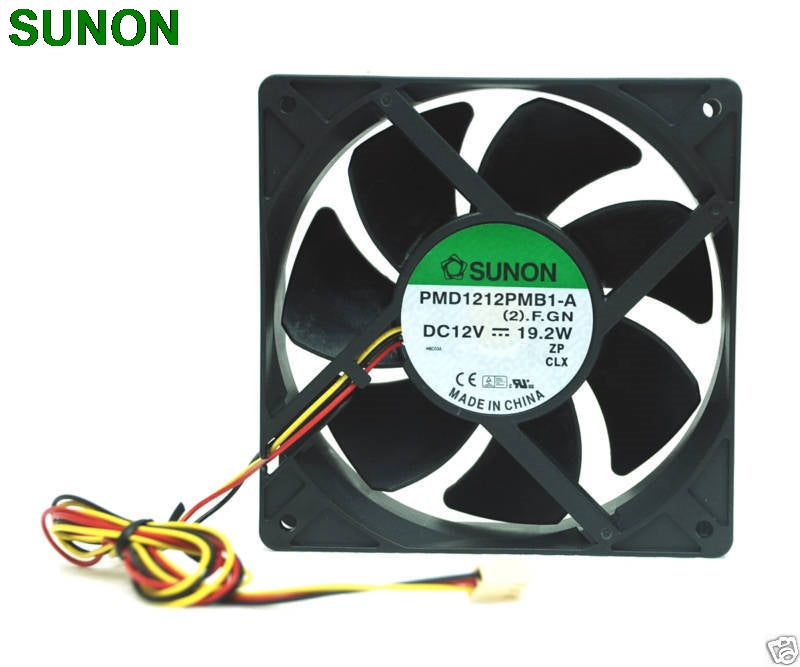 Sunon DC Fan PMD1212PMB1 12CM 1238 12038 120*120*38MM 12x12x3.8cm 12V 19.2W Cooling fan