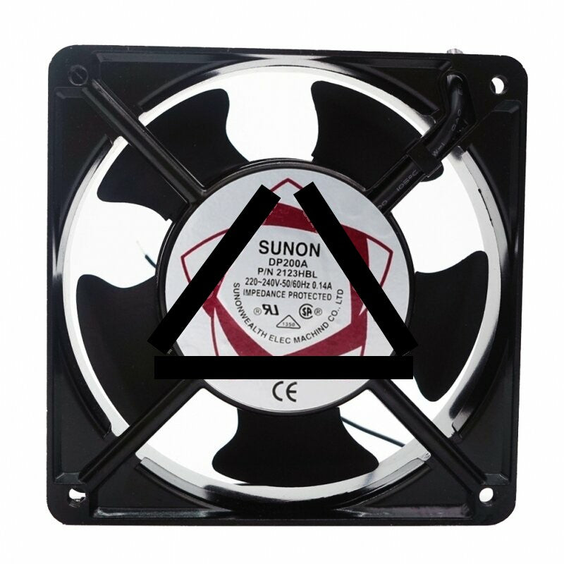 Sunon DP200A 2123HBL AC 220-240V 0.14A 2 Wires Axial Cooling Fan