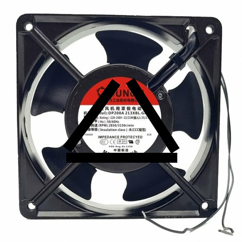 Sunon DP200A 2123XBL AC 220-240V 22/21W 2 Wires Axial Cooling Fan