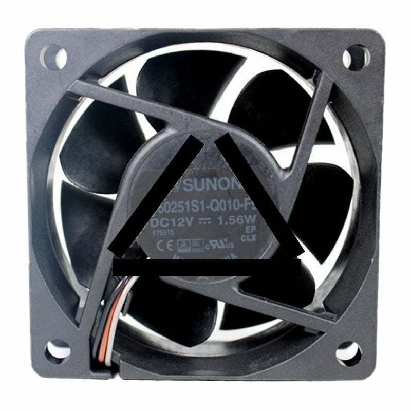 Sunon EB60251S1-Q010-F99 DC 12V 1.56W 2 Wires / 3 Wires / 4 Wires Axial Cooling Fan
