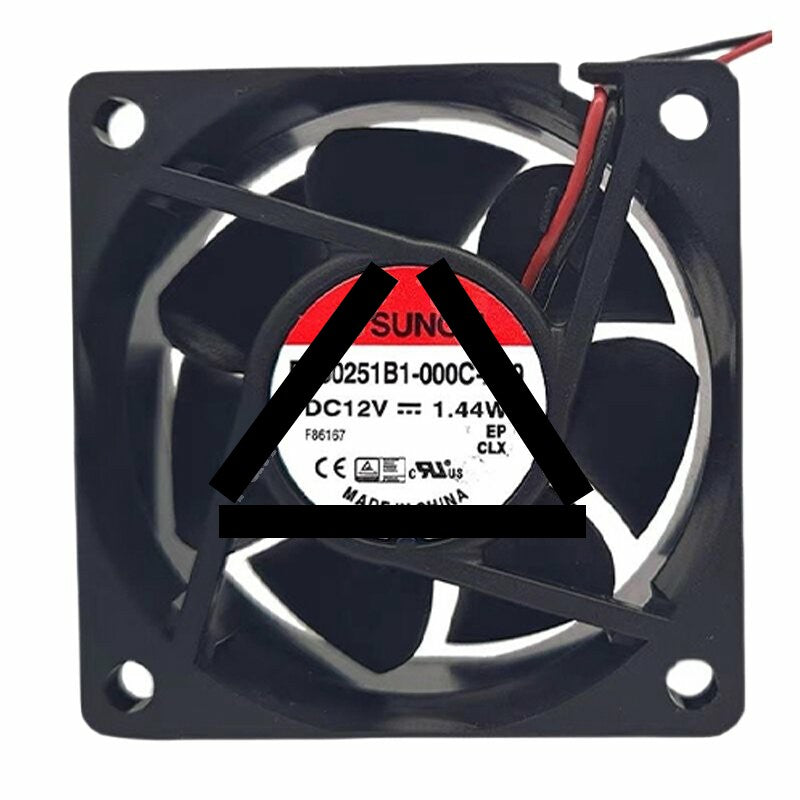 Sunon EE60251B1-000C-A99 DC 12V 1.44W 6025 Axial Cooling Fan