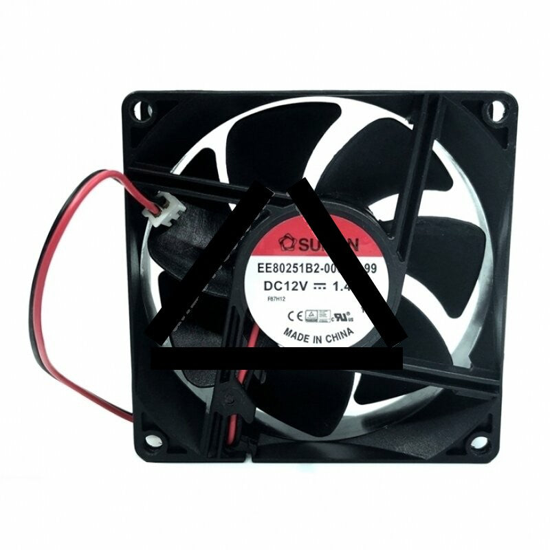 Sunon EE80251B2-000C-A99 DC 12V 1.4W 2 Wires Axial Cooling Fan